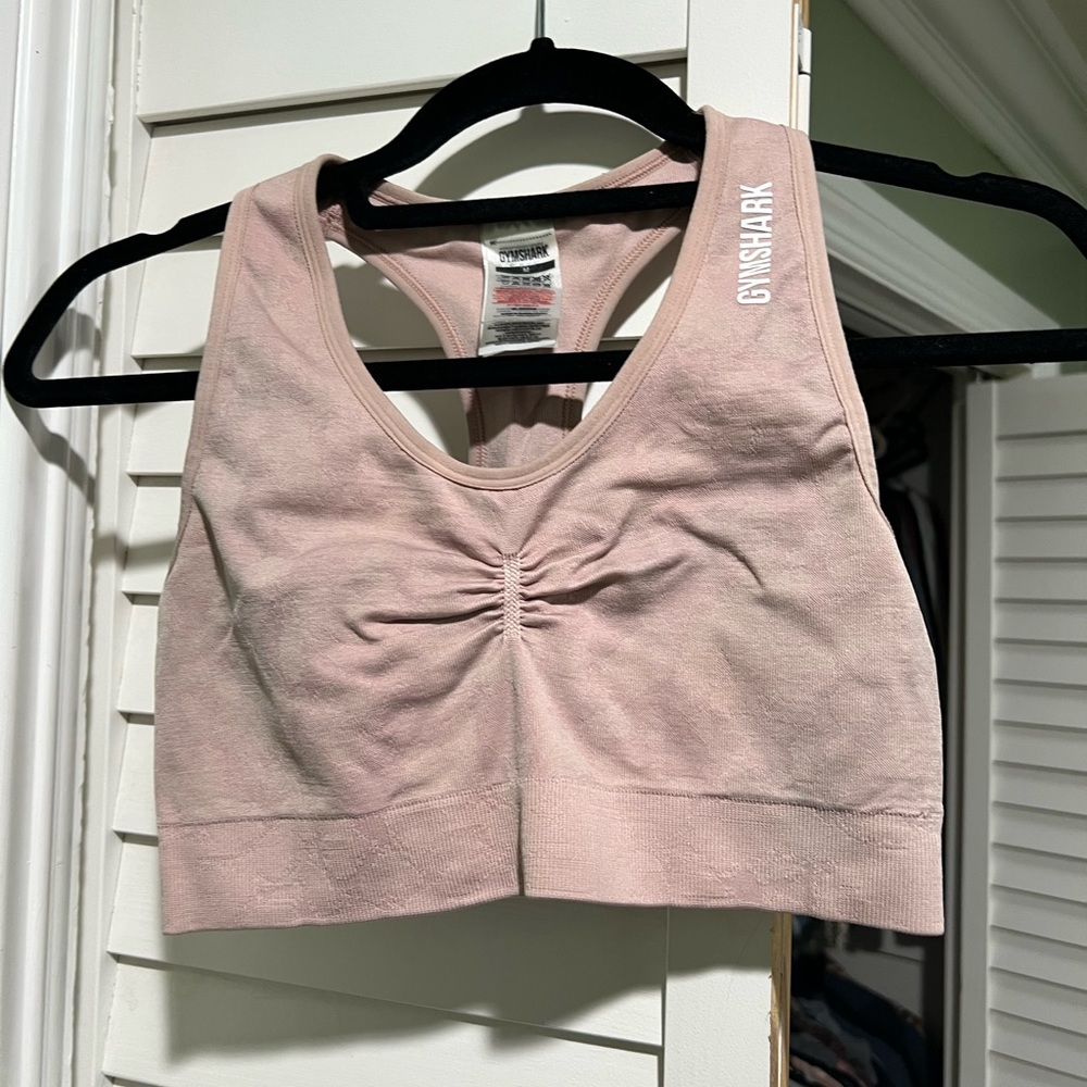 Pink camo gymshark sports bra